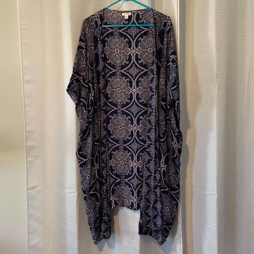 Xhilaration long kimono NWT